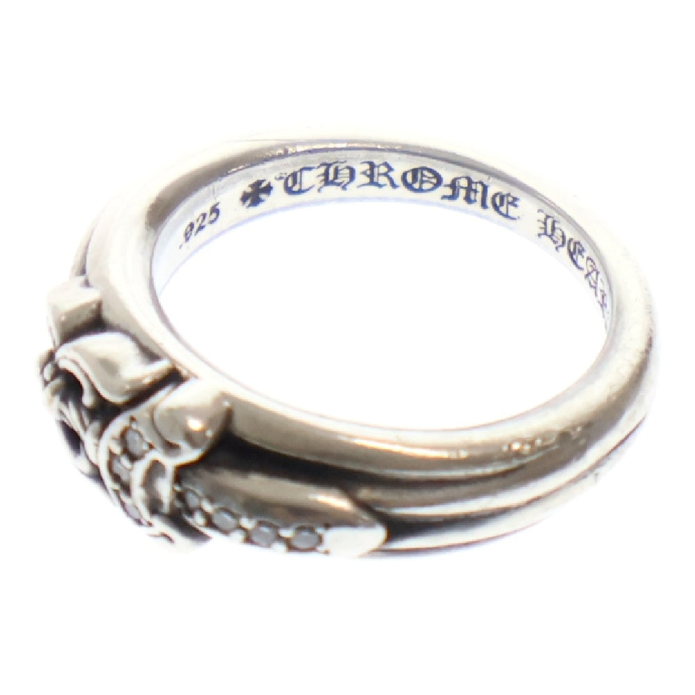 CHROME HEARTS(クロムハーツ) BABY CLSC P D ベイビークラシックダガー PAVEダイヤ シルバーリング 5号