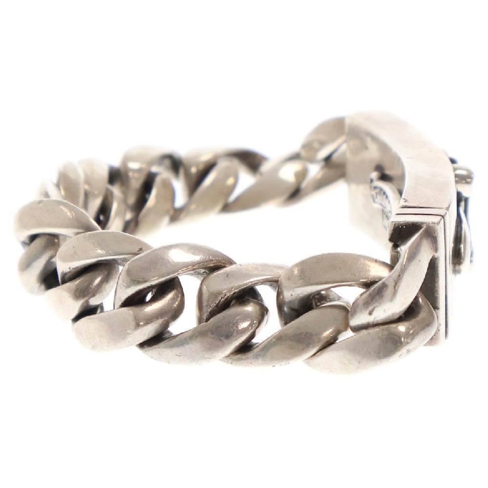 CHROME HEARTS(クロムハーツ) ID DAGGER RBYP ダガーIDクラシックリンク ルビー アフターパヴェダイヤ シルバーブレスレット
