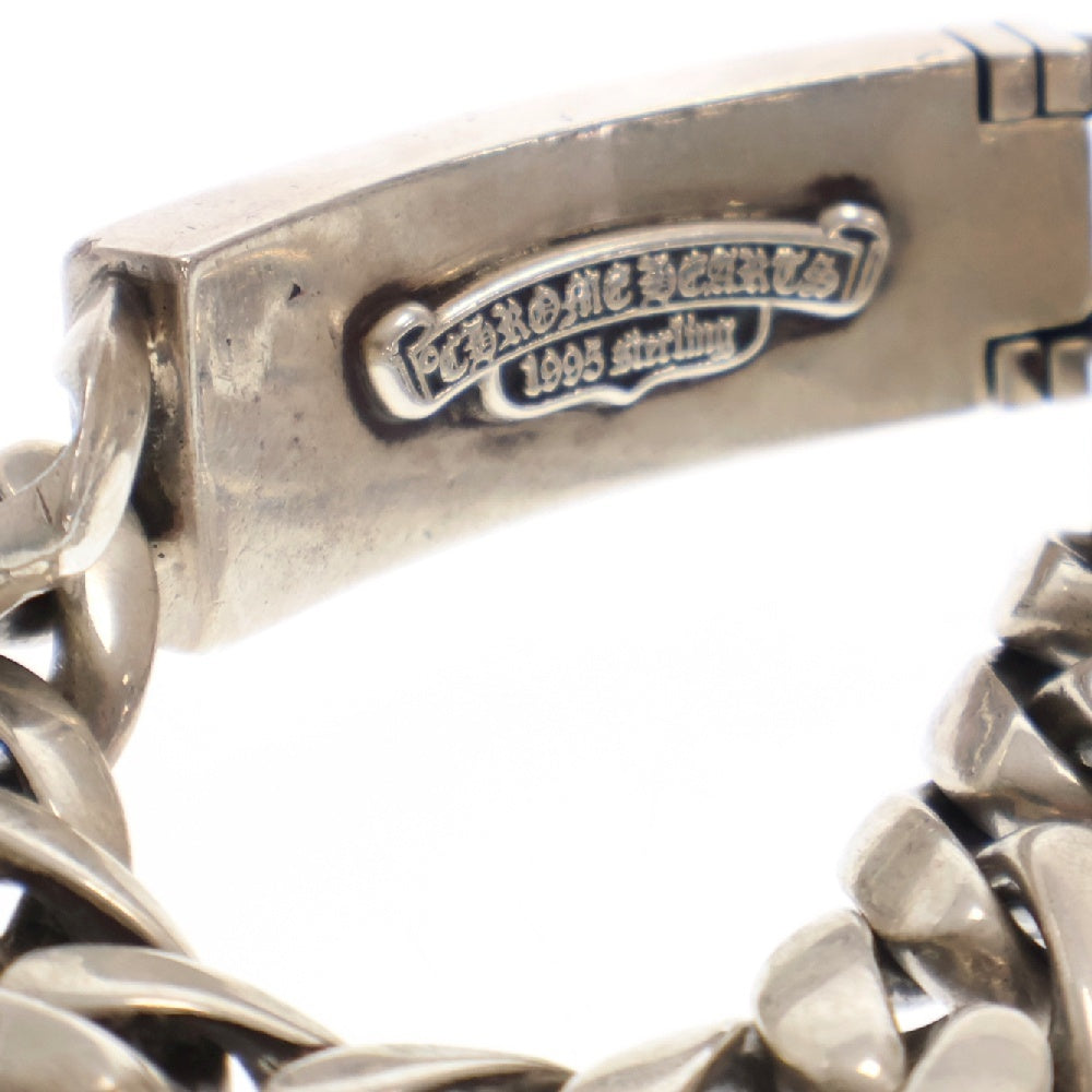 CHROME HEARTS(クロムハーツ) ID DAGGER RBYP ダガーIDクラシックリンク ルビー アフターパヴェダイヤ シルバーブレスレット