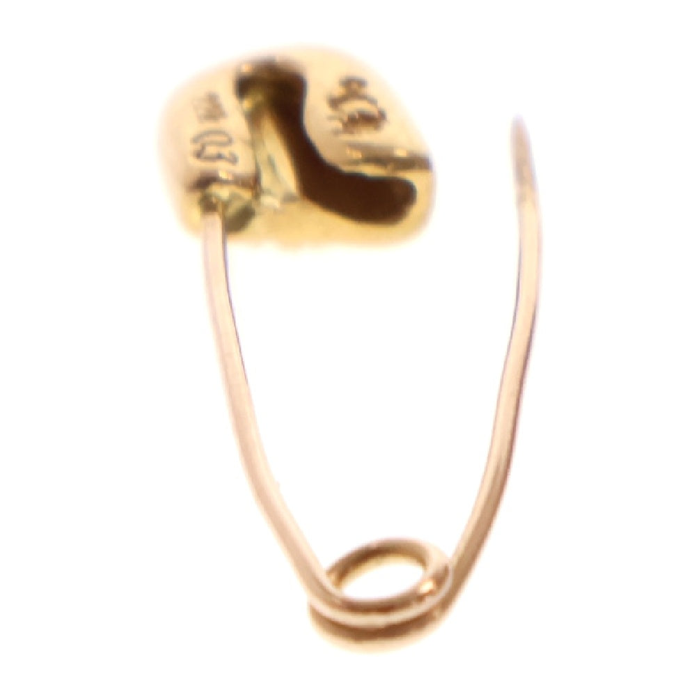 CHROME HEARTS(クロムハーツ) 22K SAFETY PIN S 1DIA 22Kスモールセーフティピン 1ダイヤ ゴールドネックレストップ ゴールド