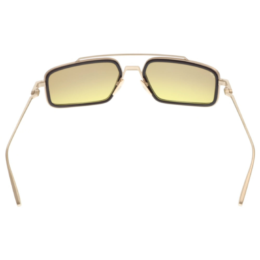 CHROME HEARTS(クロムハーツ) 61□20ー124 Eader ブレイスバースクエア サングラス アイウェア 眼鏡 マットゴールド