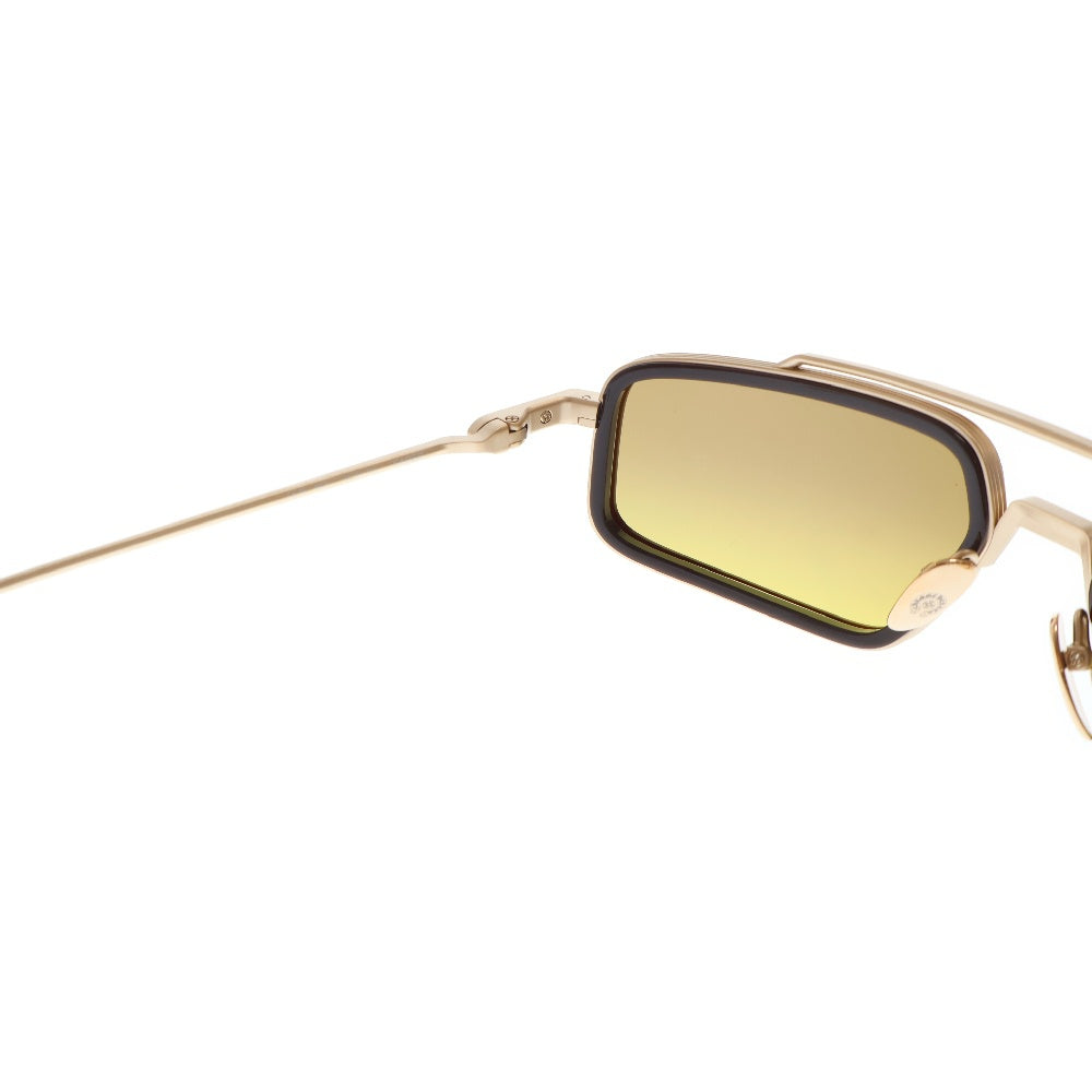 CHROME HEARTS(クロムハーツ) 61□20ー124 Eader ブレイスバースクエア サングラス アイウェア 眼鏡 マットゴールド