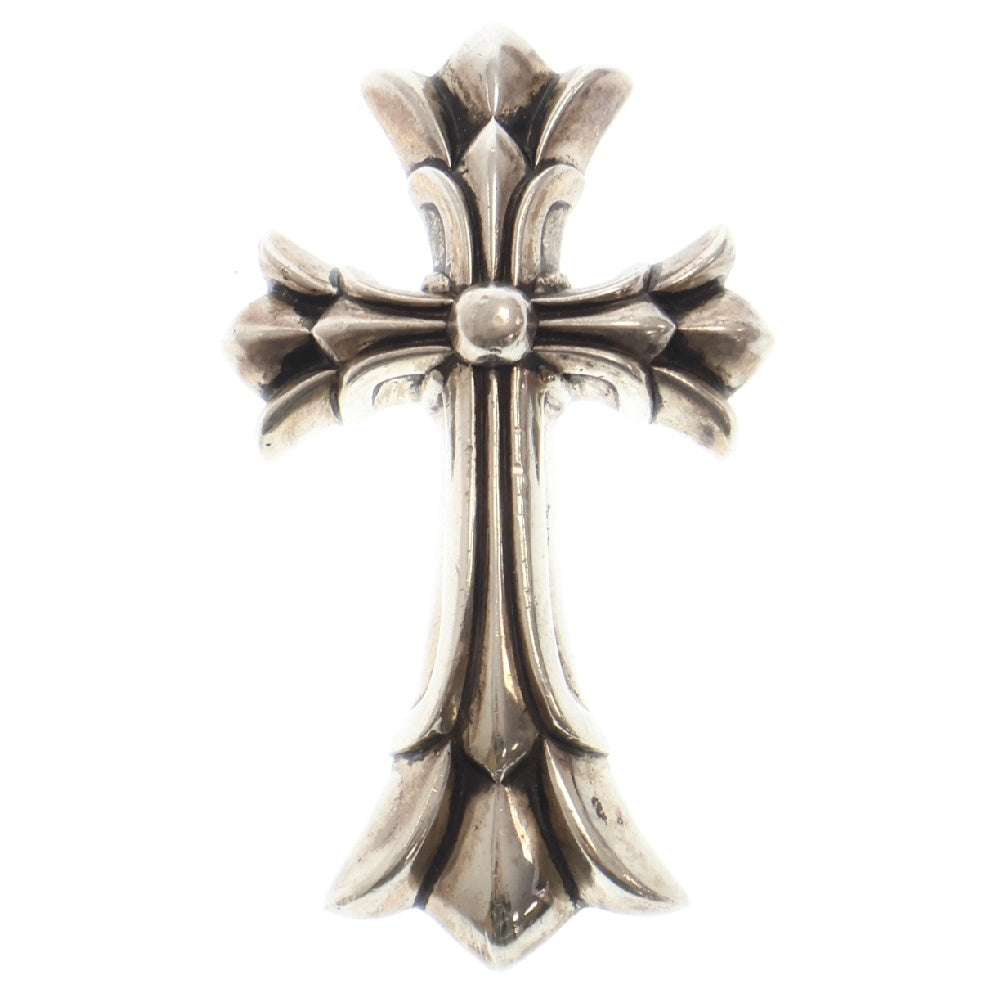 CHROME HEARTS(クロムハーツ) DBL CH CRS LRG ラージダブルCHクロス ペンダント シルバーネックレストップ シルバー