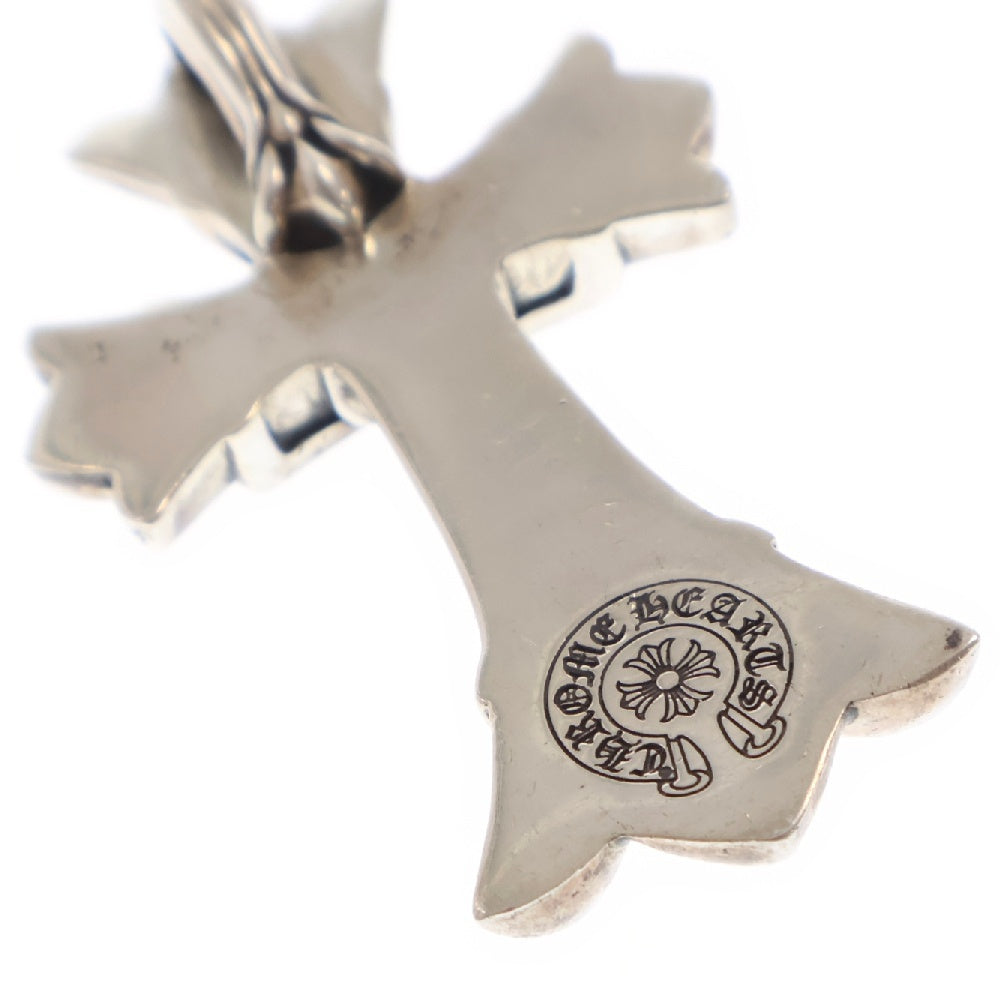CHROME HEARTS(クロムハーツ) DBL CH CRS LRG ラージダブルCHクロス ペンダント シルバーネックレストップ シルバー