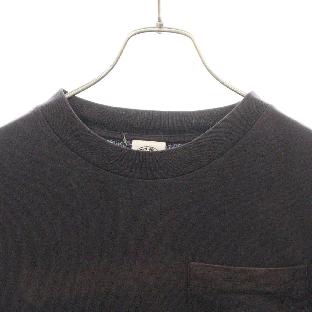 CHROME HEARTS(クロムハーツ) OLD オールドモデル フロントホースシュー刺繍 長袖Tシャツ カットソー ブラック/レッド