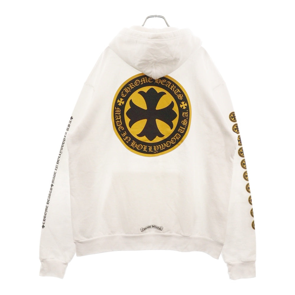 CHROME HEARTS(クロムハーツ) バッグCHプラスプリント プルオーバーパーカー ホワイト