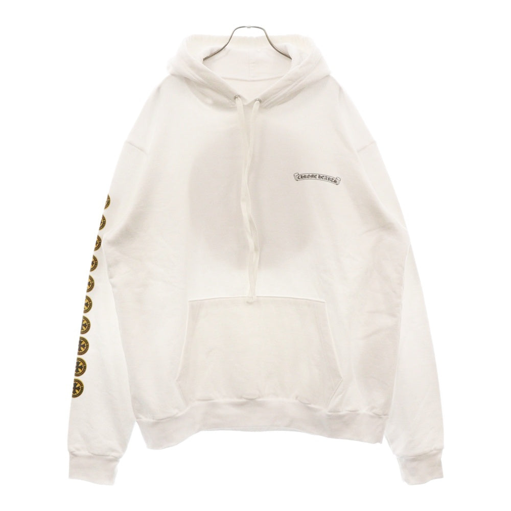 CHROME HEARTS(クロムハーツ) バッグCHプラスプリント プルオーバーパーカー ホワイト