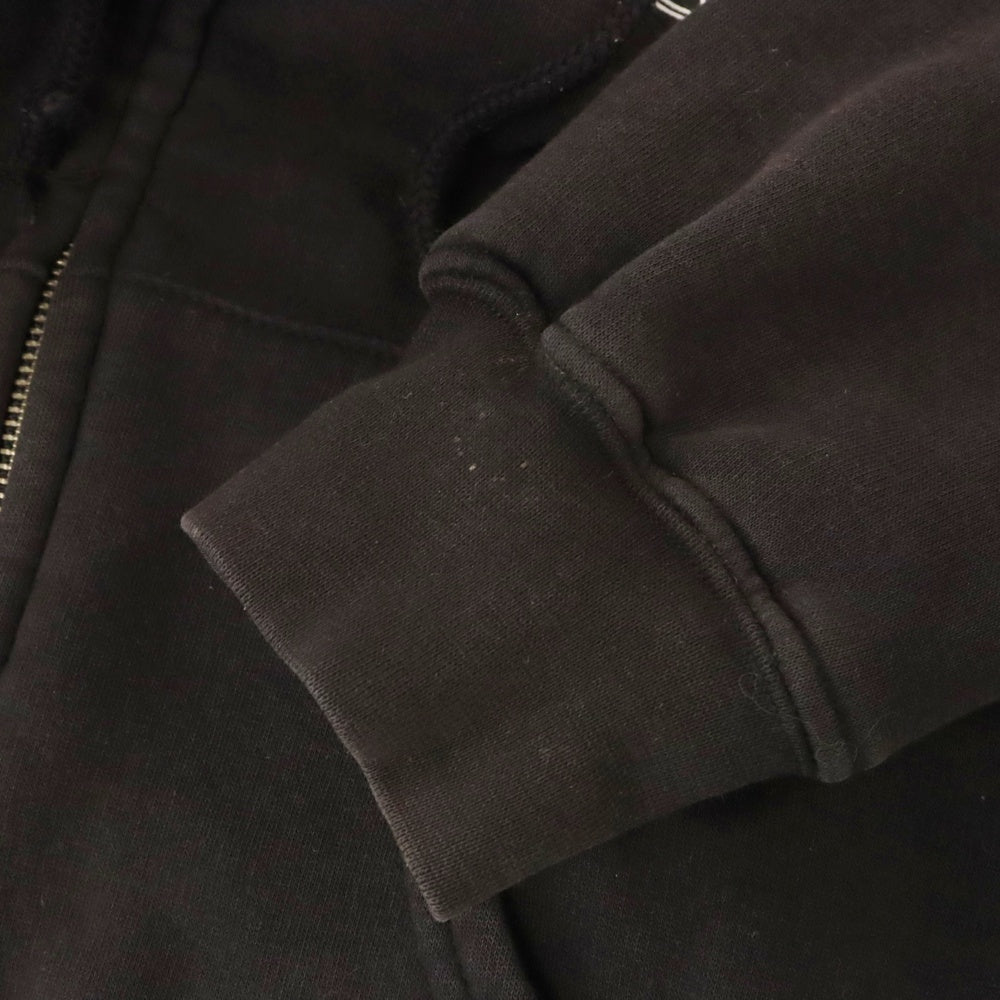 CHROME HEARTS(クロムハーツ) OLD DBL CH CRS ZIP Hoodie オールドモデル ダブルCHクロスプリント ダガージップアップパーカー ブラック