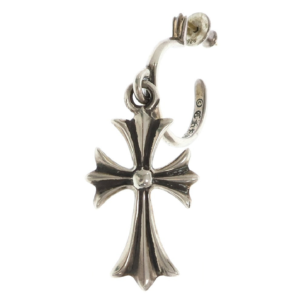 CHROME HEARTS(クロムハーツ) TINY CH CROSS タイニーCHクロスフープ シルバーピアス シルバー