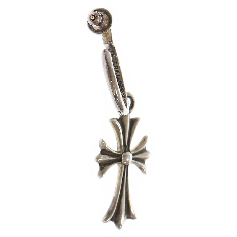 CHROME HEARTS(クロムハーツ) TINY CH CROSS タイニーCHクロスフープ シルバーピアス シルバー