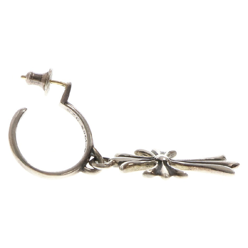 CHROME HEARTS(クロムハーツ) TINY CH CROSS タイニーCHクロスフープ シルバーピアス シルバー