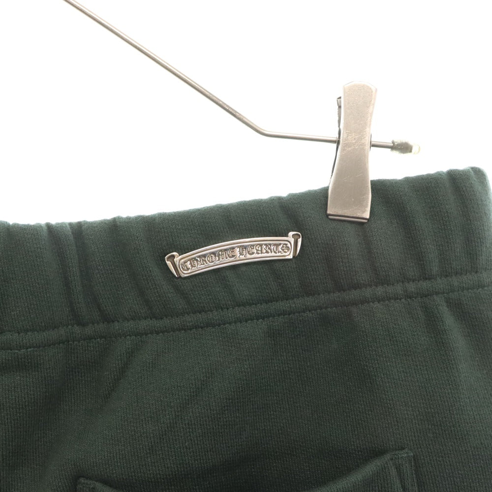 CHROME HEARTS(クロムハーツ) Y NOT SLO RIDE ロゴ刺繍スウェットロングパンツ グリーン