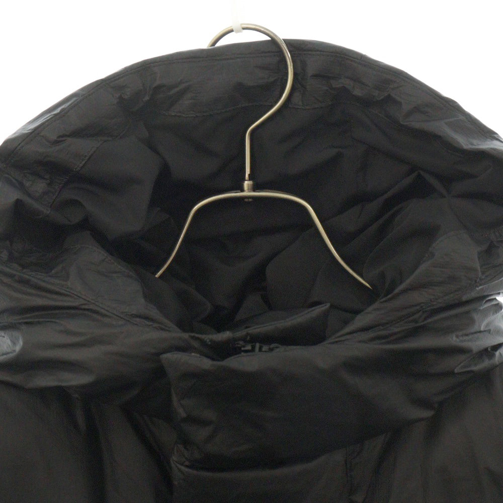 HERON PRESTON(ヘロンプレストン) HOODED PADED JACKET HMED011F22FAB001 フード付き パデッドジップアップジャケット ブラック