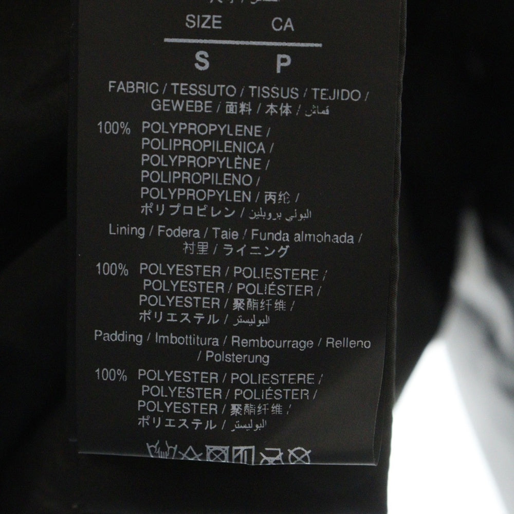 HERON PRESTON(ヘロンプレストン) HOODED PADED JACKET HMED011F22FAB001 フード付き パデッドジップアップジャケット ブラック