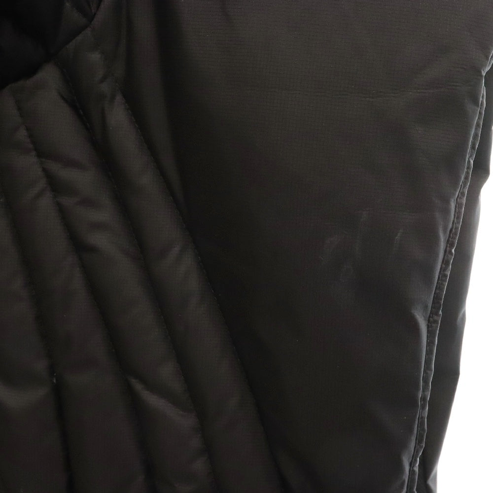 THUG CLUB(サグクラブ) 23AW Cave Goose Down Vest ケイブ キルティングデザイン ジップアップノースリーブ グースダウンベスト ジャケット ブラック TC23PA0203