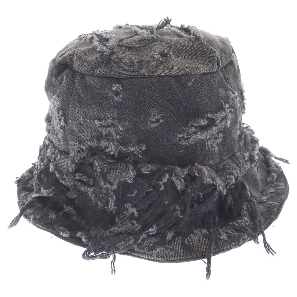 Innocence NYC(イノセンス) DESTROY BUCKET HAT INDEBH01 デストロイ バケットハット ブラック ダメージ加工