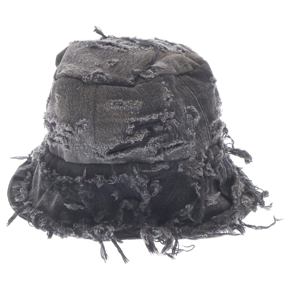 Innocence NYC(イノセンス) DESTROY BUCKET HAT INDEBH01 デストロイ バケットハット ブラック ダメージ加工