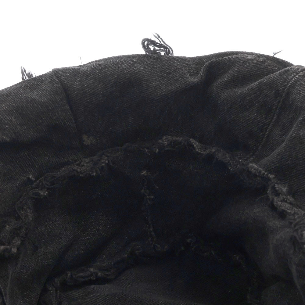 Innocence NYC(イノセンス) DESTROY BUCKET HAT INDEBH01 デストロイ バケットハット ブラック ダメージ加工