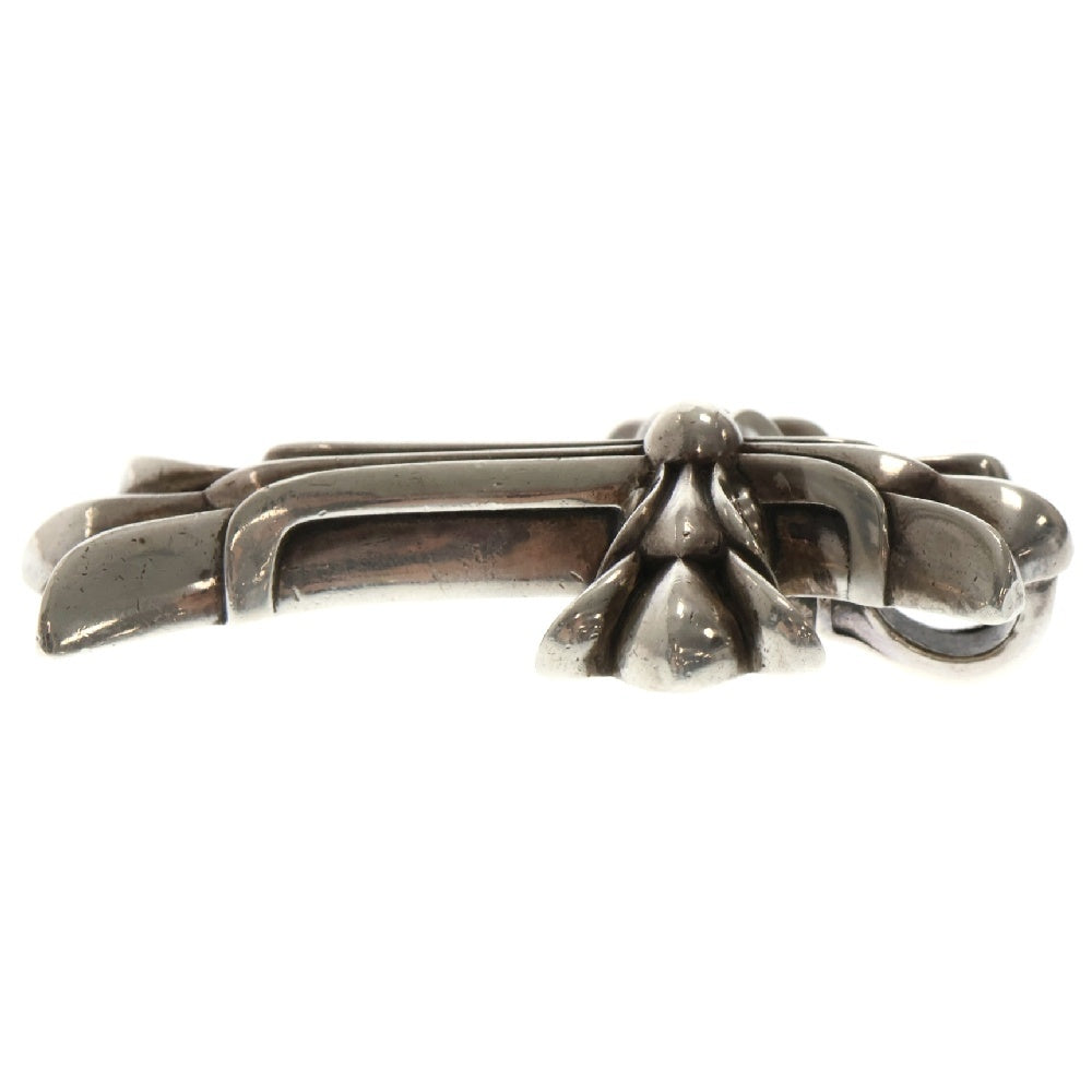CHROME HEARTS(クロムハーツ) DBL CH CRS LRG ラージダブルCHクロス ペンダント シルバーネックレストップ シルバー