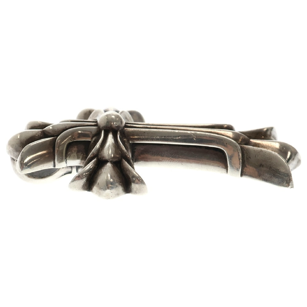 CHROME HEARTS(クロムハーツ) DBL CH CRS LRG ラージダブルCHクロス ペンダント シルバーネックレストップ シルバー