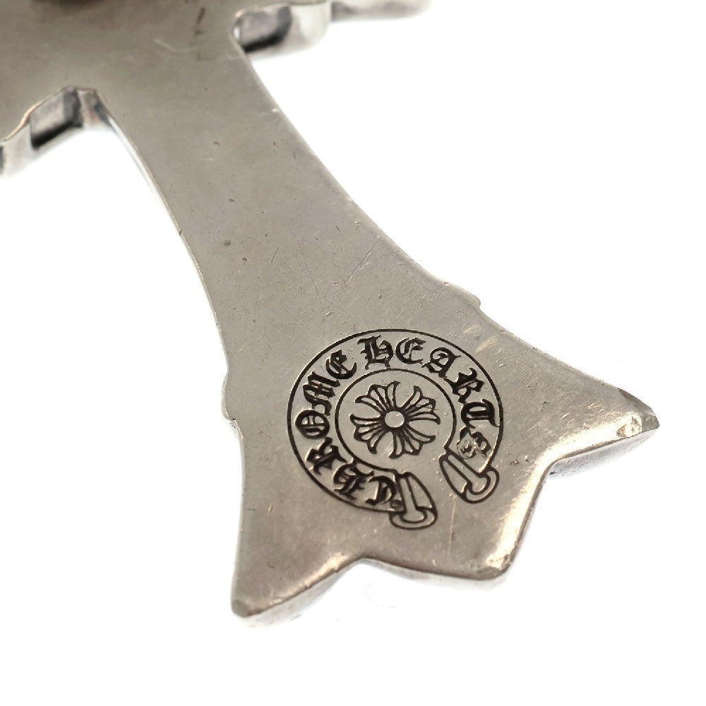 CHROME HEARTS(クロムハーツ) DBL CH CRS LRG ラージダブルCHクロス ペンダント シルバーネックレストップ シルバー