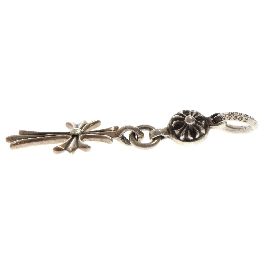 CHROME HEARTS(クロムハーツ) 1B TNY CH CRS 1ボールタイニーCHクロス チャーム シルバーネックレストップ シルバー