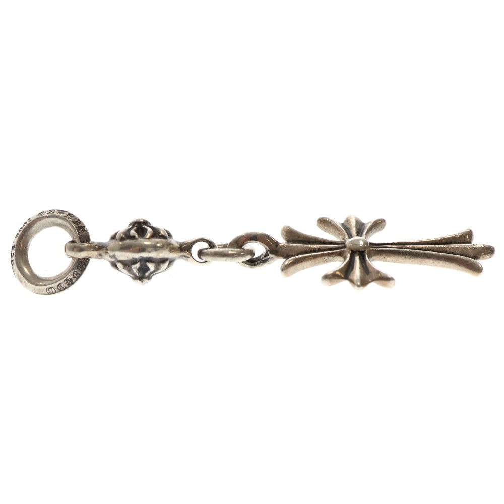 CHROME HEARTS(クロムハーツ) 1B TNY CH CRS 1ボールタイニーCHクロス チャーム シルバーネックレストップ シルバー