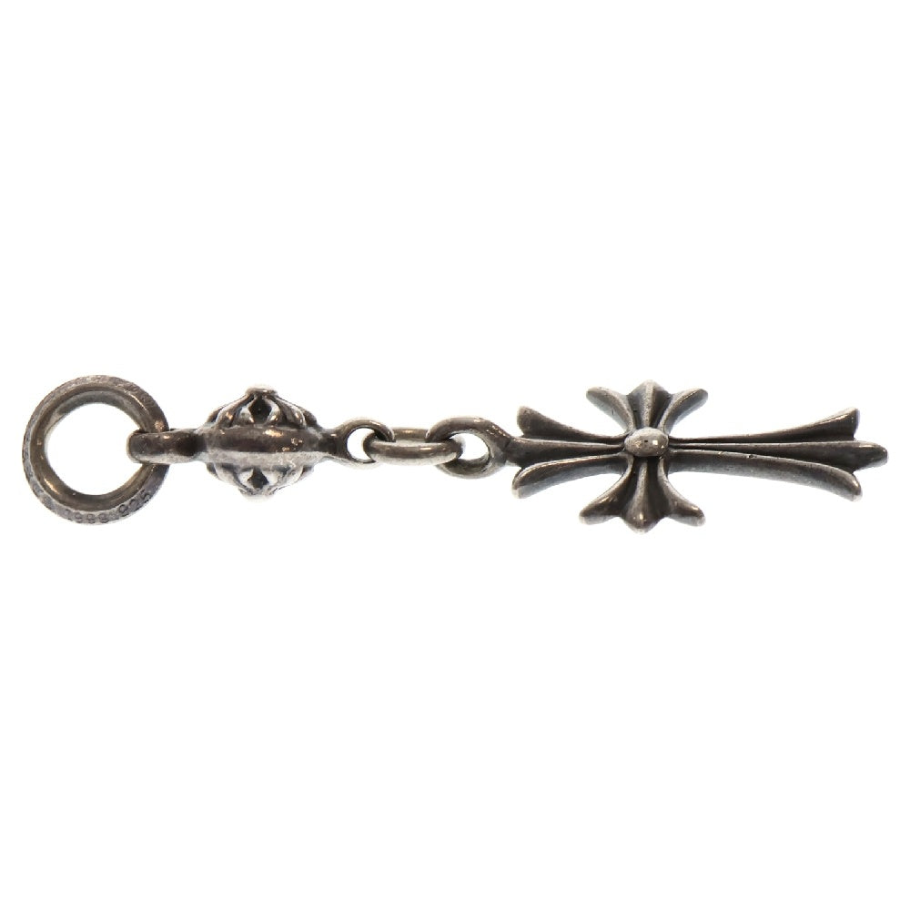 CHROME HEARTS(クロムハーツ) 1B TNY CH CRS 1ボールタイニーCHクロス チャーム シルバーネックレストップ シルバー