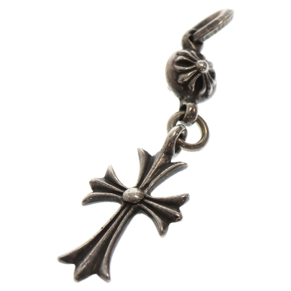 CHROME HEARTS(クロムハーツ) 1B TNY CH CRS 1ボールタイニーCHクロス チャーム シルバーネックレストップ シルバー