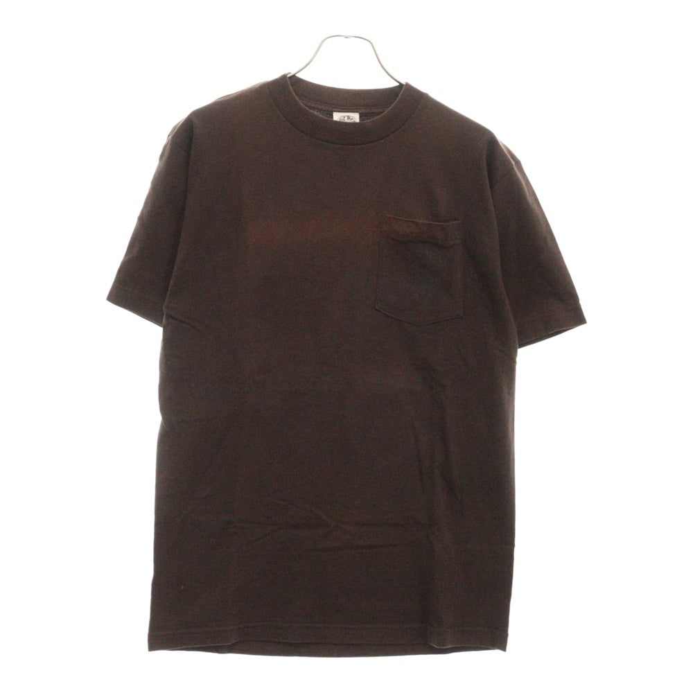 CHROME HEARTS(クロムハーツ) OLD オールドモデル ダガープリントポケット 半袖Tシャツ カットソー ブラウン