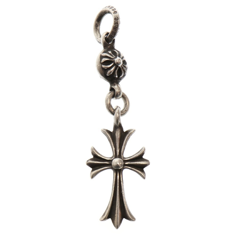 CHROME HEARTS(クロムハーツ) 1B TNY CH CRS 1ボールタイニーCHクロス チャーム シルバーネックレストップ シルバー