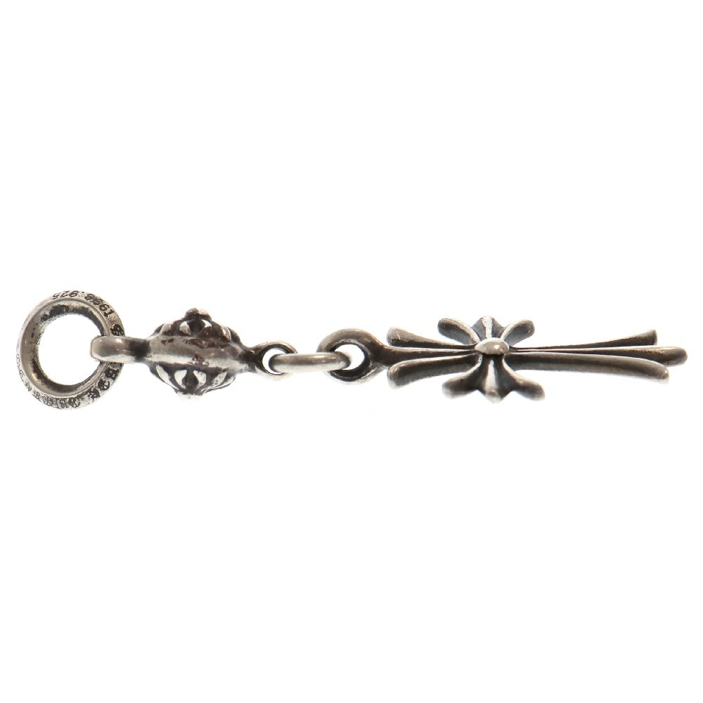 CHROME HEARTS(クロムハーツ) 1B TNY CH CRS 1ボールタイニーCHクロス チャーム シルバーネックレストップ シルバー