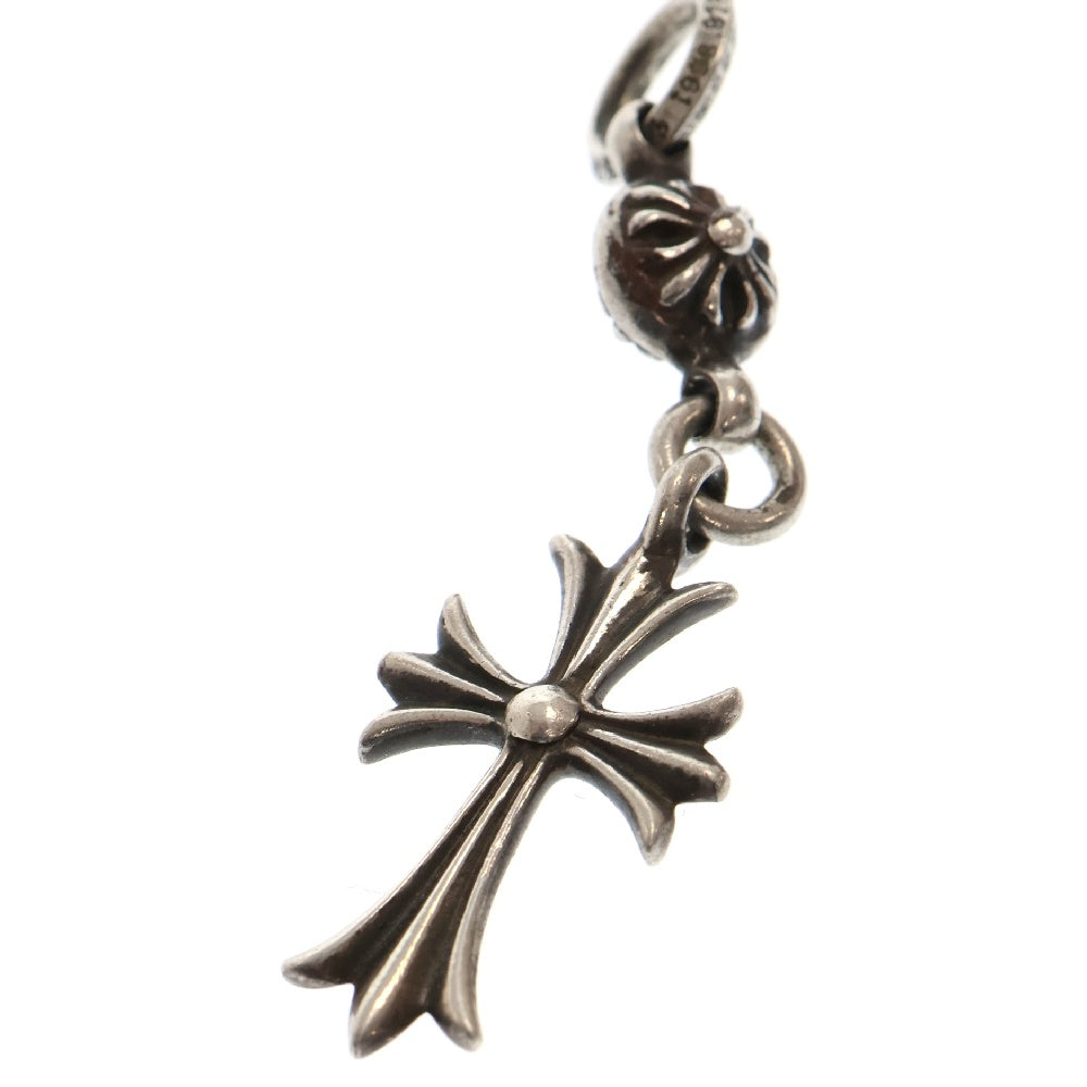 CHROME HEARTS(クロムハーツ) 1B TNY CH CRS 1ボールタイニーCHクロス チャーム シルバーネックレストップ シルバー