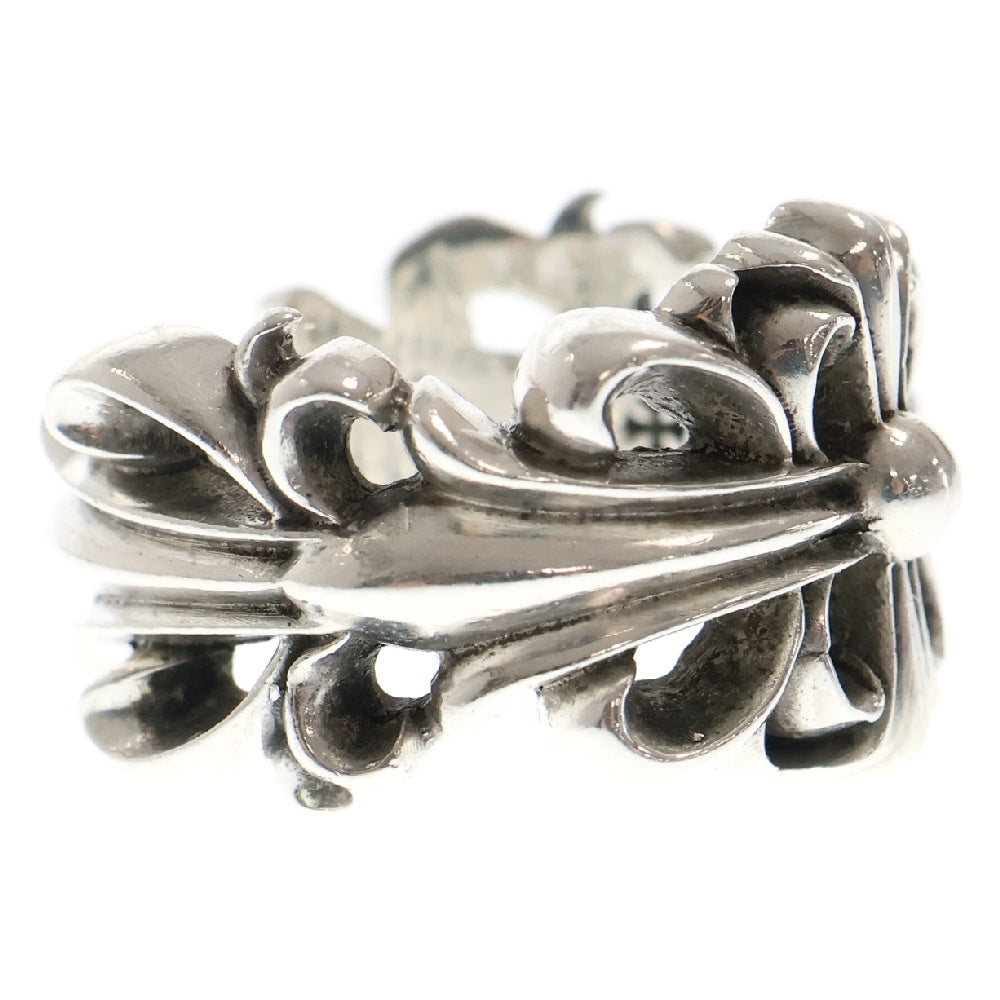 CHROME HEARTS(クロムハーツ) DBL FLRL CRS ダブルフローラルクロス シルバーリング シルバー 14号