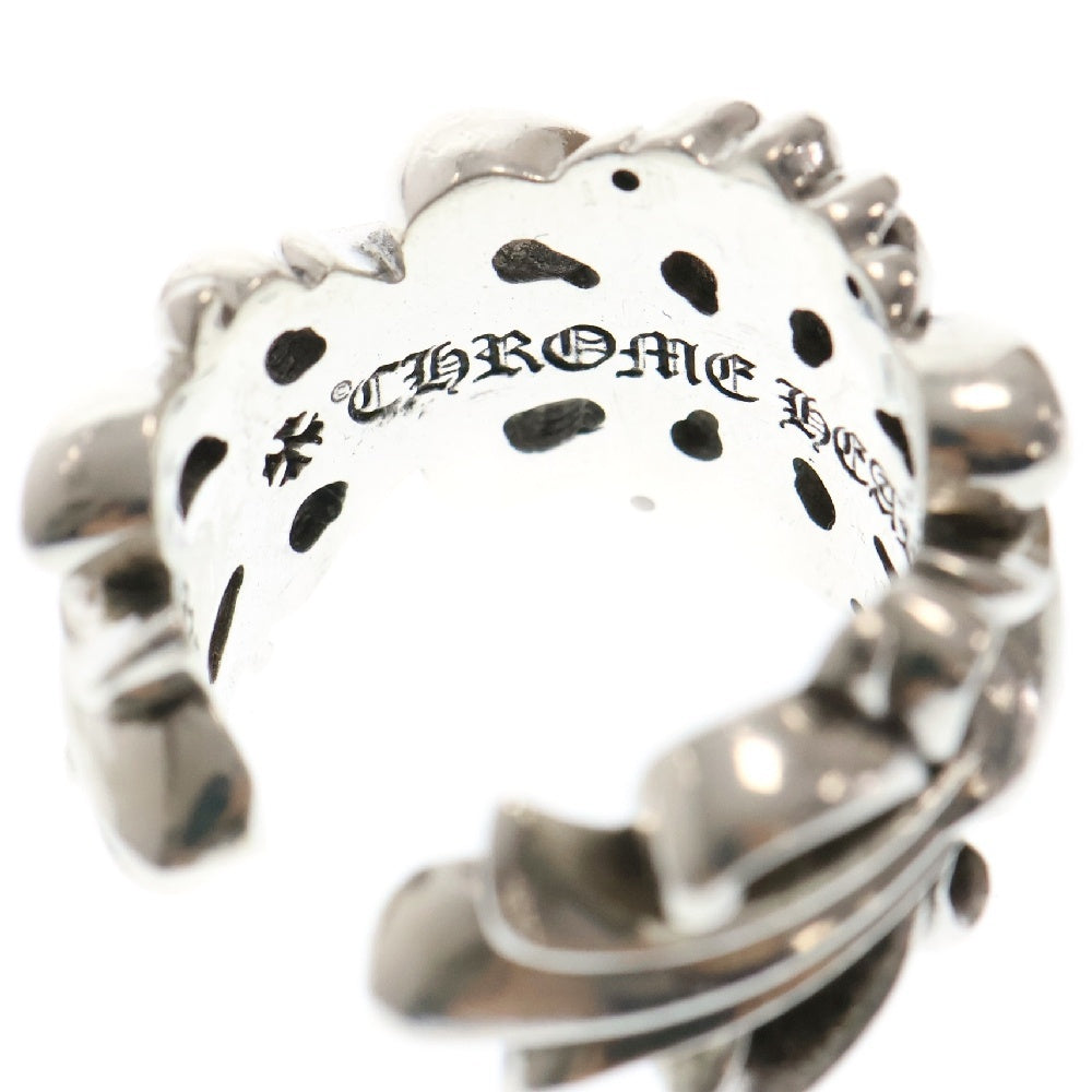 CHROME HEARTS(クロムハーツ) DBL FLRL CRS ダブルフローラルクロス シルバーリング シルバー 14号