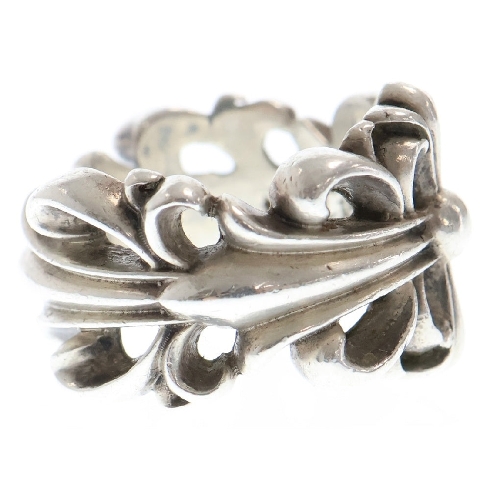 CHROME HEARTS(クロムハーツ) DBL FLRL CRS ダブルフローラルクロス シルバーリング シルバー 15号