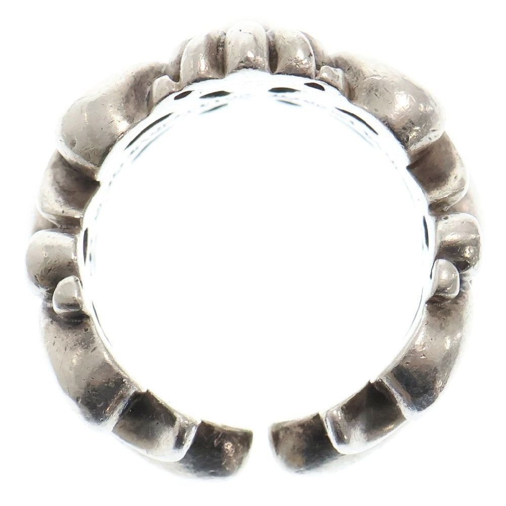 CHROME HEARTS(クロムハーツ) DBL FLRL CRS ダブルフローラルクロス シルバーリング シルバー 15号