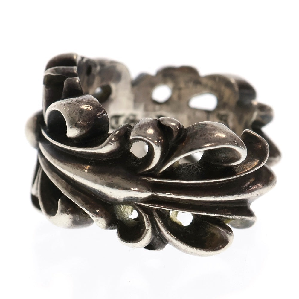 CHROME HEARTS(クロムハーツ) DBL FLRL CRS ダブルフローラルクロス シルバーリング シルバー 14.5号