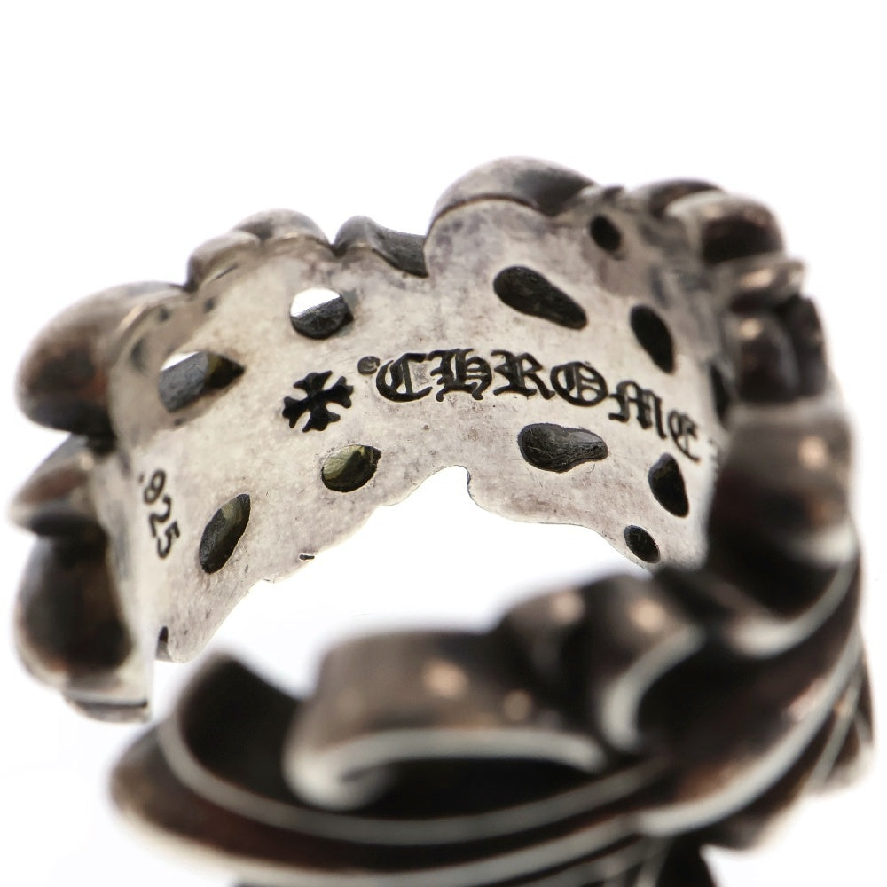 CHROME HEARTS(クロムハーツ) DBL FLRL CRS ダブルフローラルクロス シルバーリング シルバー 14.5号