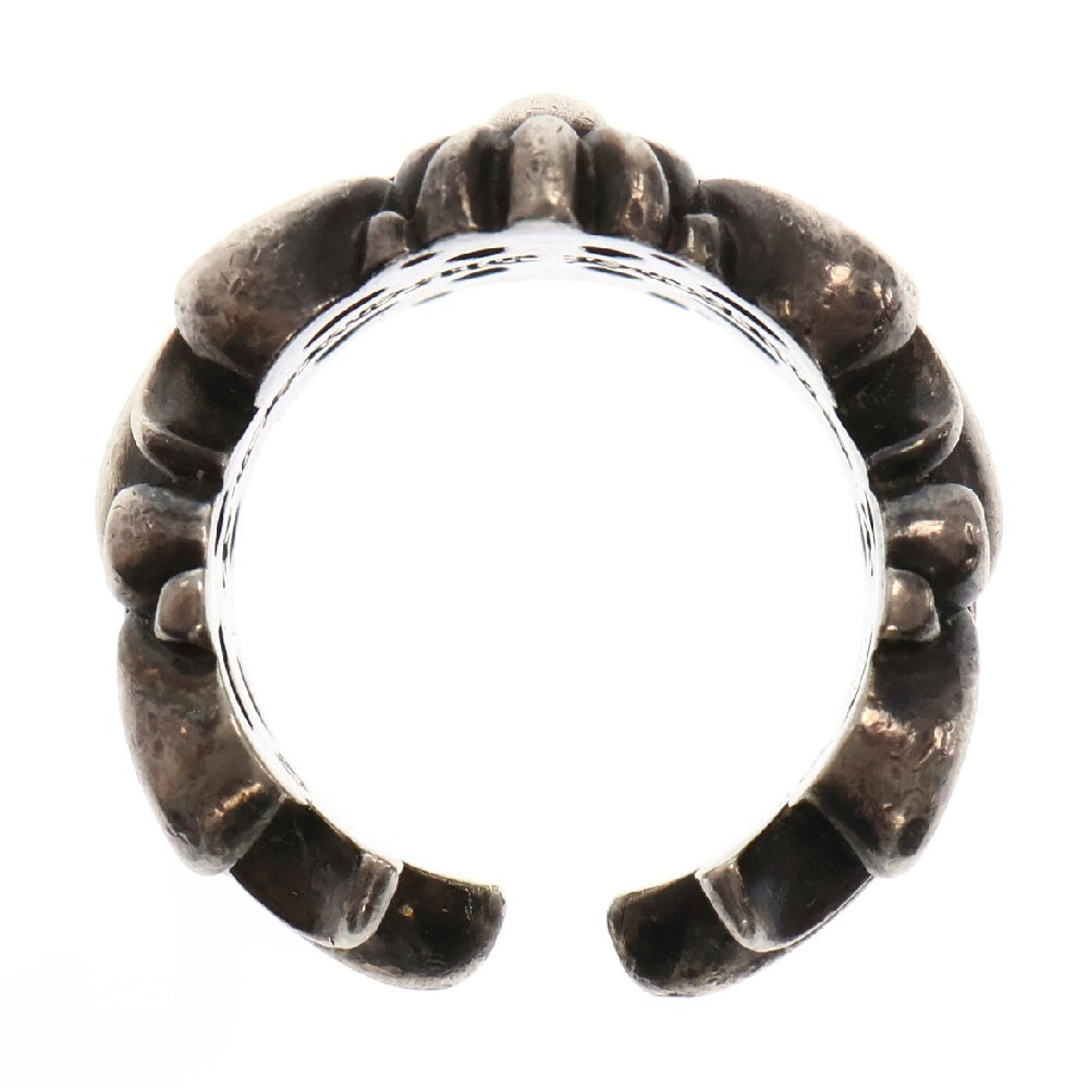 CHROME HEARTS(クロムハーツ) DBL FLRL CRS ダブルフローラルクロス シルバーリング シルバー 14.5号
