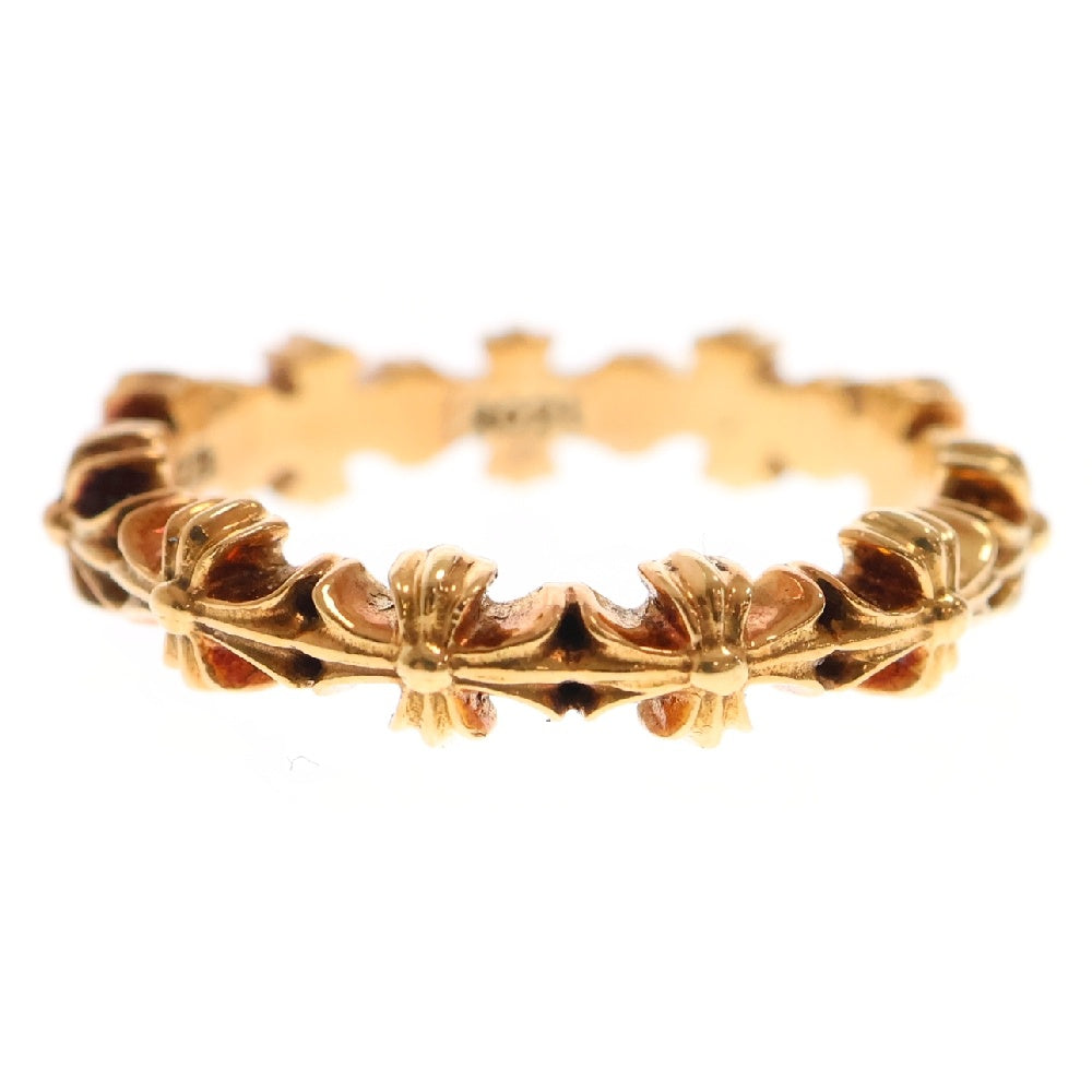 CHROME HEARTS(クロムハーツ) 22K TINY E CH PLS BAND タイニーECHプラスバンド ゴールドリング ゴールド 7号