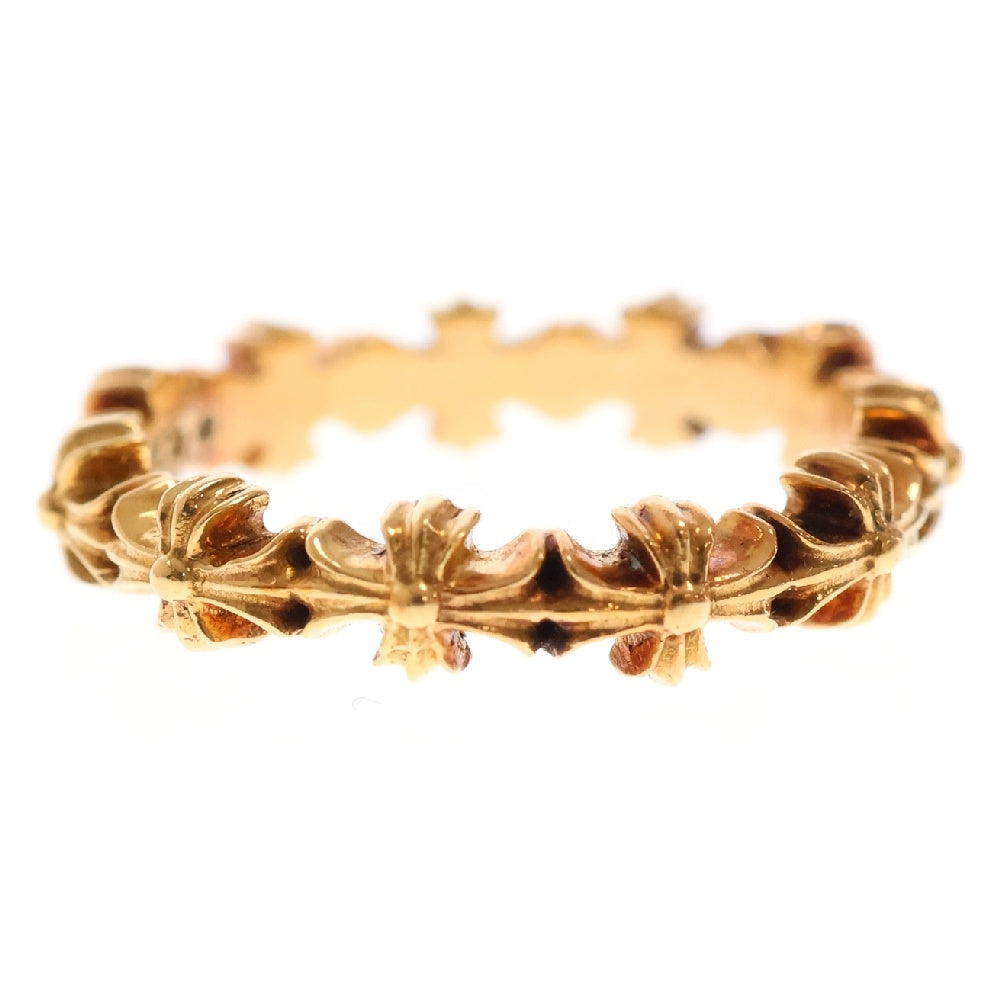 CHROME HEARTS(クロムハーツ) 22K TINY E CH PLS BAND タイニーECHプラスバンド ゴールドリング ゴールド 7号