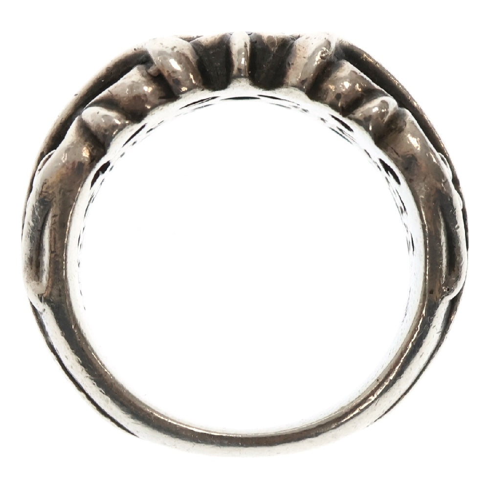 CHROME HEARTS(クロムハーツ) K&T 5PT AFT SPA DIA 5ポイント アフター サファイヤ ダイヤ シルバーリング シルバー/ブルー22号