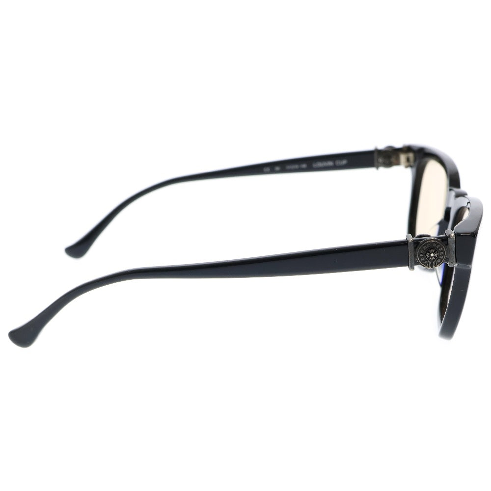 CHROME HEARTS(クロムハーツ) Louvin cup サイドCHプラスデザイン ブラウンフレームサングラス アイウェア 眼鏡※度有り