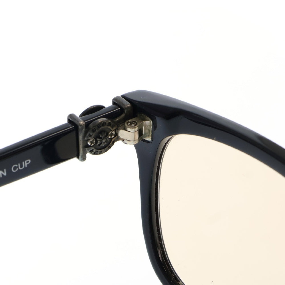 CHROME HEARTS(クロムハーツ) Louvin cup サイドCHプラスデザイン ブラウンフレームサングラス アイウェア 眼鏡※度有り
