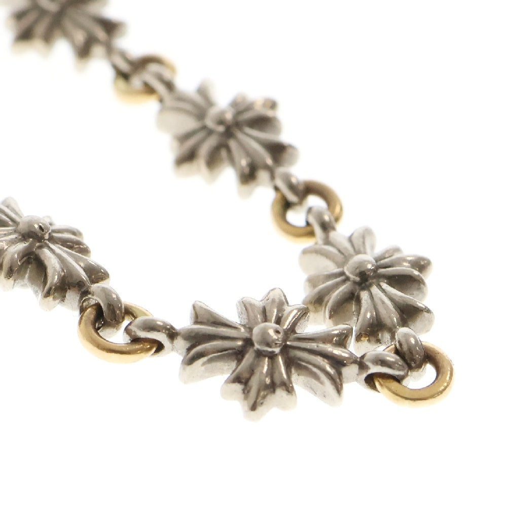 CHROME HEARTS(クロムハーツ) 18K TNY E CH PLS タイニーECHプラス ホワイトゴールド コンビブレスレット 11LINK