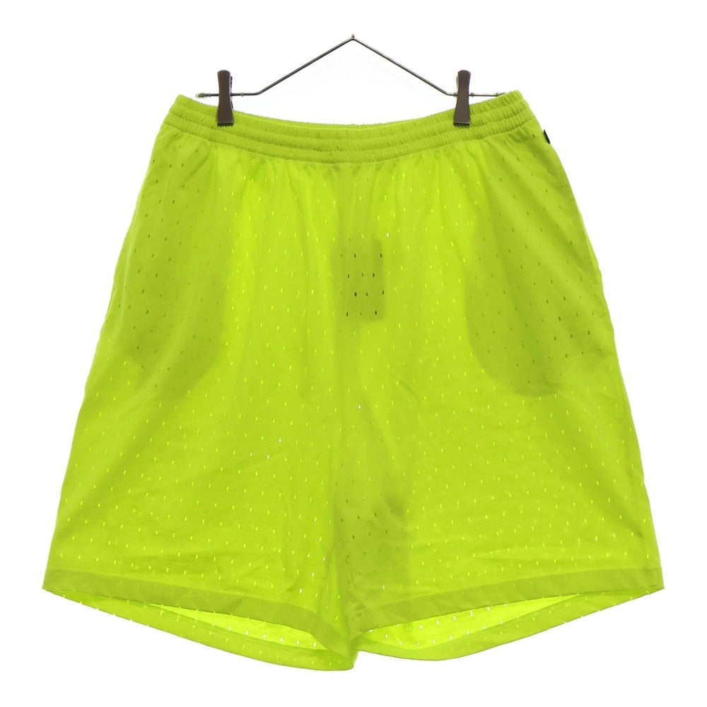 BALENCIAGA(バレンシアガ) Perforated shorts メッシュ ハーフパンツ ショートパンツ ライトグリーン 674591 TMVD4