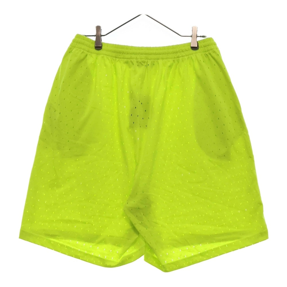 BALENCIAGA(バレンシアガ) Perforated shorts メッシュ ハーフパンツ ショートパンツ ライトグリーン 674591 TMVD4