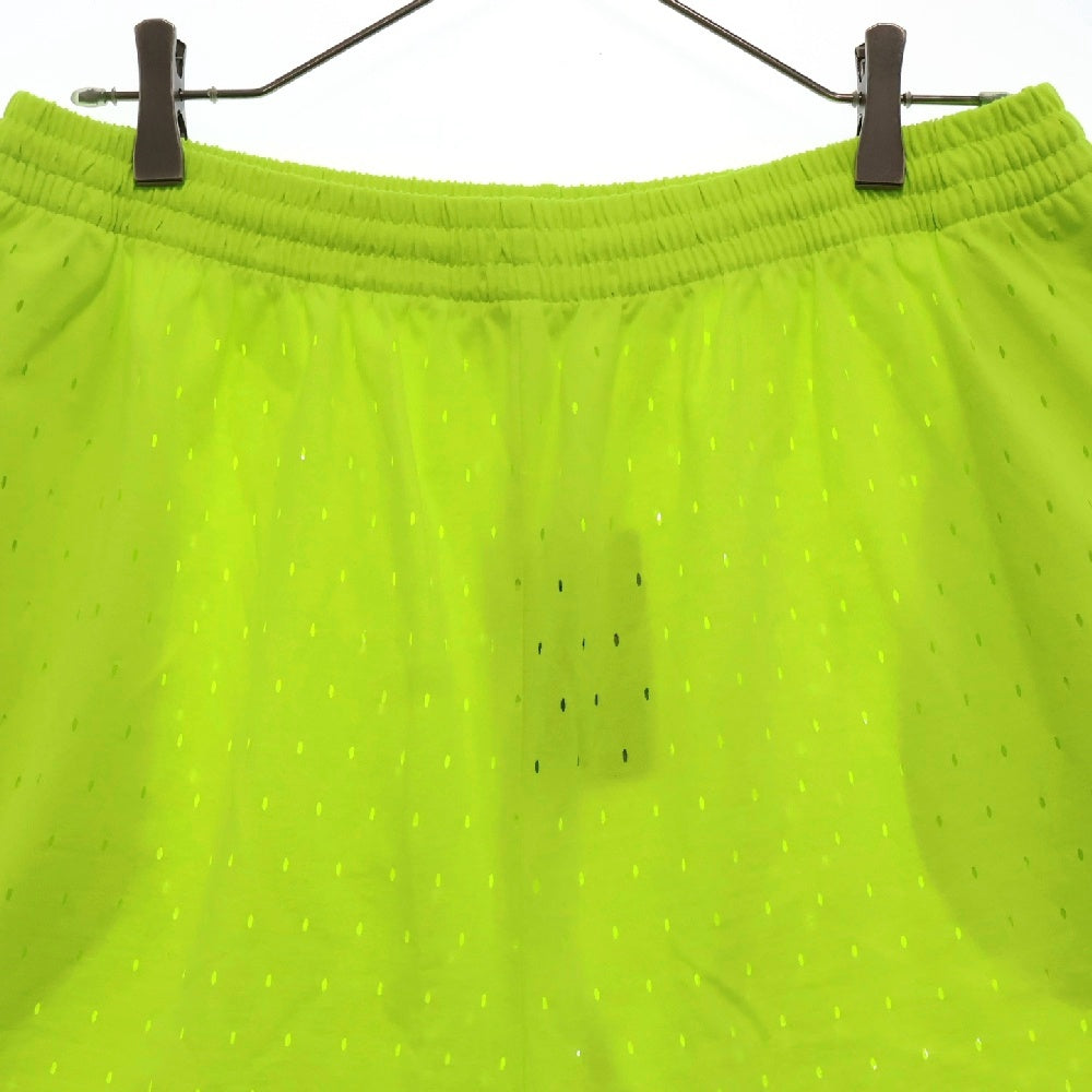 BALENCIAGA(バレンシアガ) Perforated shorts メッシュ ハーフパンツ ショートパンツ ライトグリーン 674591 TMVD4