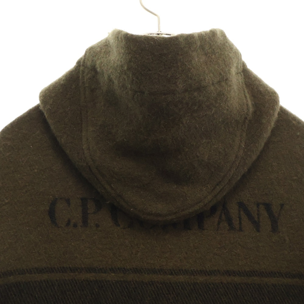 C.P. Company(シーピーカンパニー) ジャカードダッフルコート カーキ 15CMOW349A